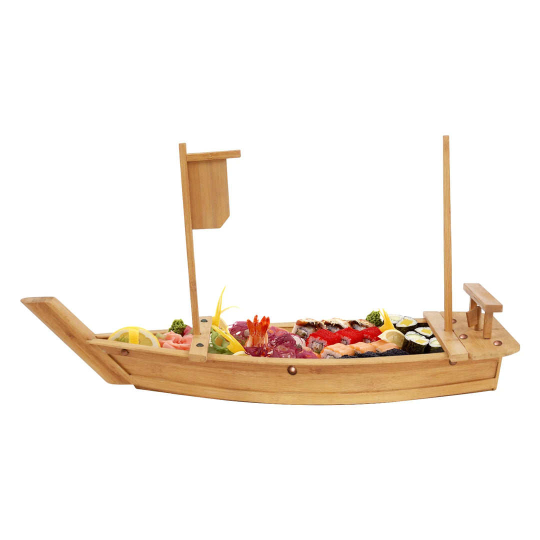 28 Inch Sushi Boat Serving Tray, Extra Large Sushi Plates Sushi Boat Sashimi Serving Platter for Restaurant or Catering Service