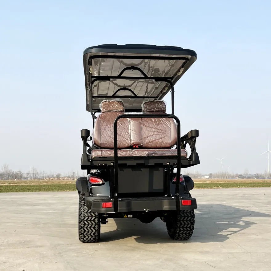 New Hot Sale Street Legal Farm Utility Lead-acid Golf Cart 6 Seater 5kW Lithium Battery Buggy Golf Car Electric Golf Carts