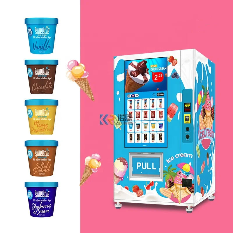 Automatic Popsicle Orange Juicer Vending Machine French Fries Pizza Hot Food Vending Machine New Products Ideas Customized