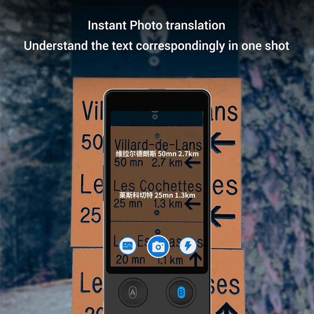 Wooask W12 Translator Real-time Voice Translation Device Two way Instant Offline Translator 144 Languages for Travel Business