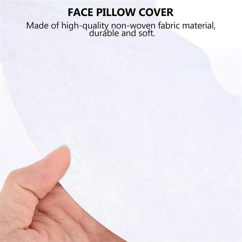 100Pc Spa Accessories Disposable Spa Massage Cradle Table Sheets Headrest Pads Non Woven Fabric Face Foam Massage