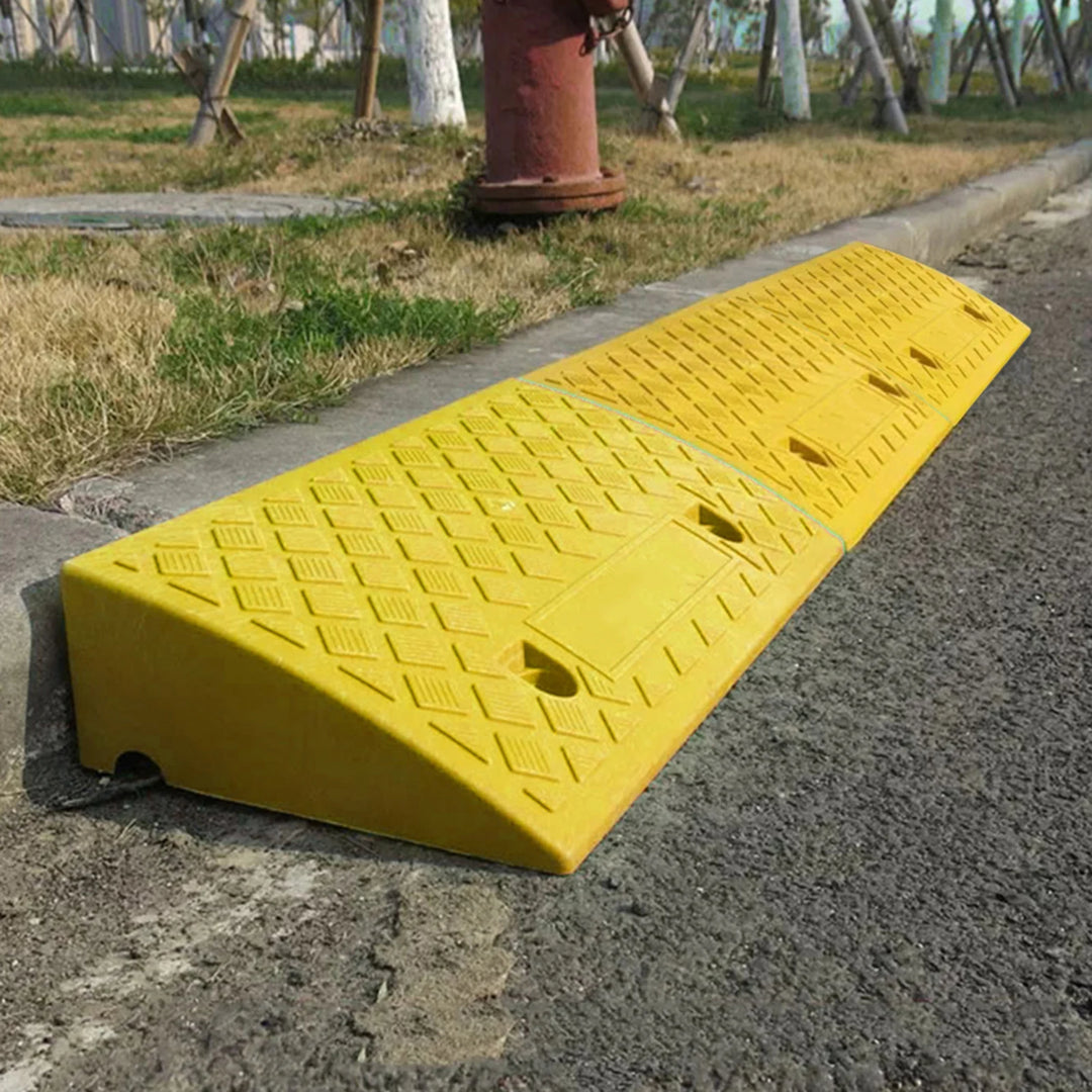 Plastics Curb Ramps Portable Lightweight Heavy Duty Plastics Threshold Portable Ramp Set For Car Bike Motorcycle Wheelchair