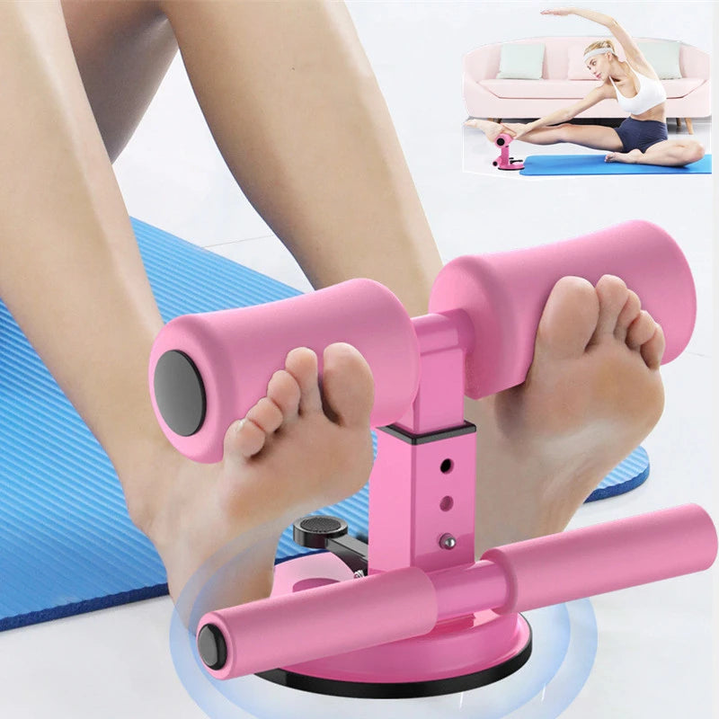 Gym Equipment Exercised Abdomen Arms Stomach Thighs LegsThin Fitness Suction Cup Type Sit Up Bar Self-Suction abs machine