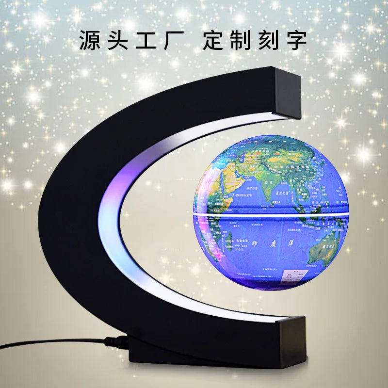 Floating Magnetic Levitation Globe Novelty Ball Light LED World Map Electronic Antigravity Lamp Home Decoration Creative Gifts