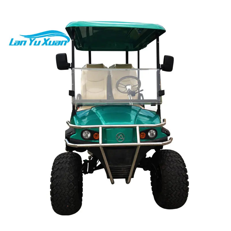 Lithium Battery 2 Passenger Elektricky Golfovy Vozik Golf Cart / China Electric Golf Cart Color Customized Carrito de Golf