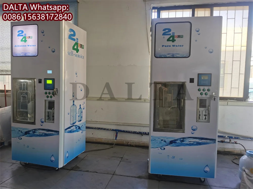 600GPD Pure Water Vending Machine Reverse Osmosis System RO Water Vending Machine Water Purification Vending Machine