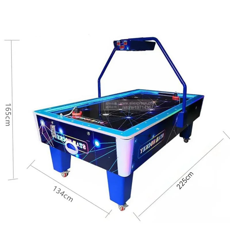 Electronic Air Hockey Table Shopping Malls Game Center Amusement Park Equipment Adults Kids Token Coin Operated Arcade Machine