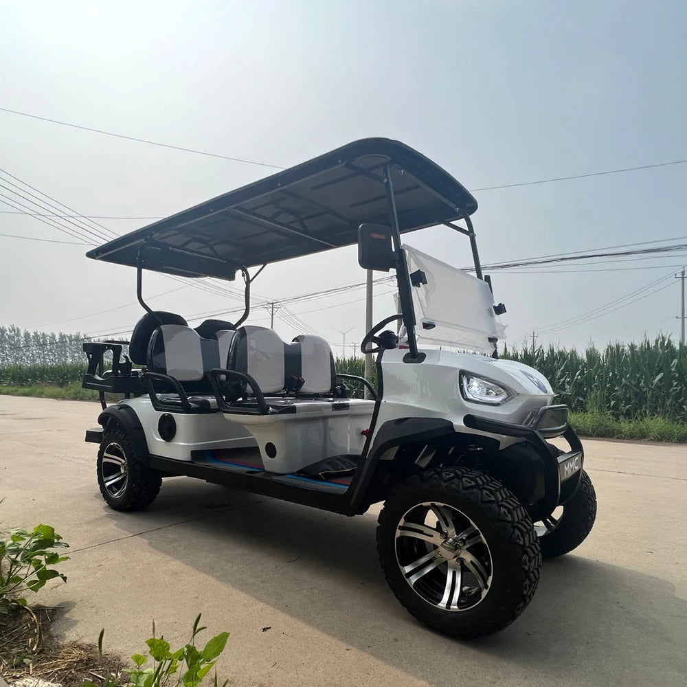 Sightseeing Electric Vehicle 72V Lithium Battery Golf Cart Adults Scooter 60V 5000W 6 8 Seat Electric Golf Car