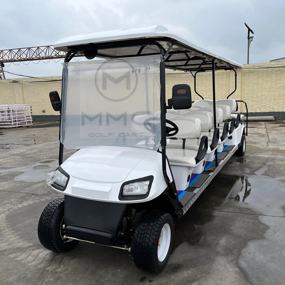 Adult 8 12 Seater 72v Lithium Battery Buggy Electric Beach Car Electric Llifted Golf Cart