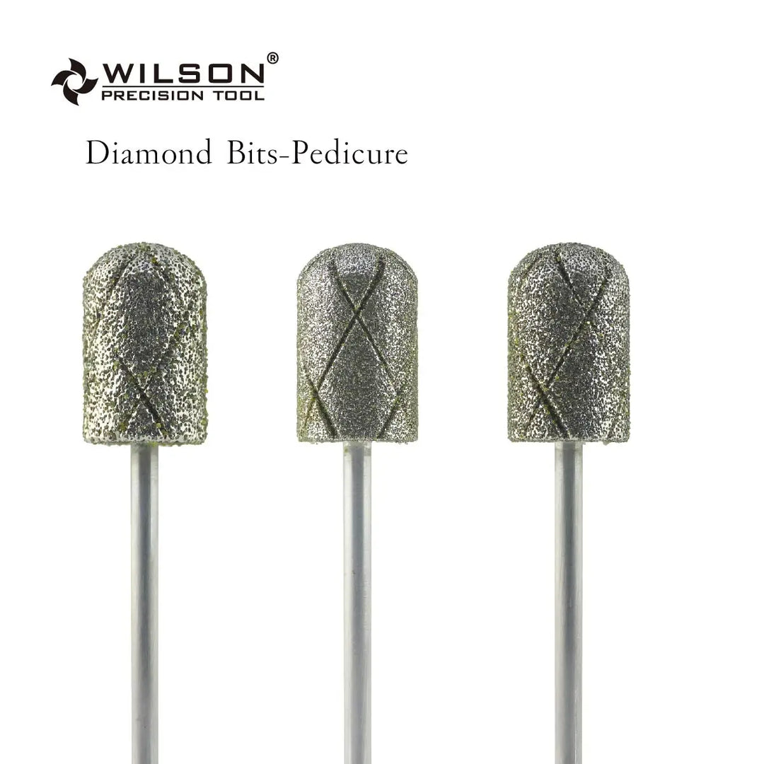 WILSON Diamond Bits- Pedicure Efficient carbide nail drill bit Pedicure 3/32" diamond nail drill bit/ nail bit