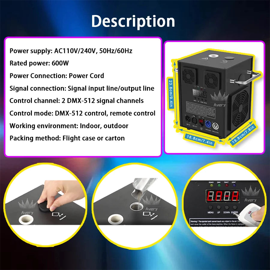 0 Tax 8Pcs 600W Cold Spark Fountain Machine DMX Remote Control Special Effect Machine For Dj Bar Disco Wedding Party Chrismas