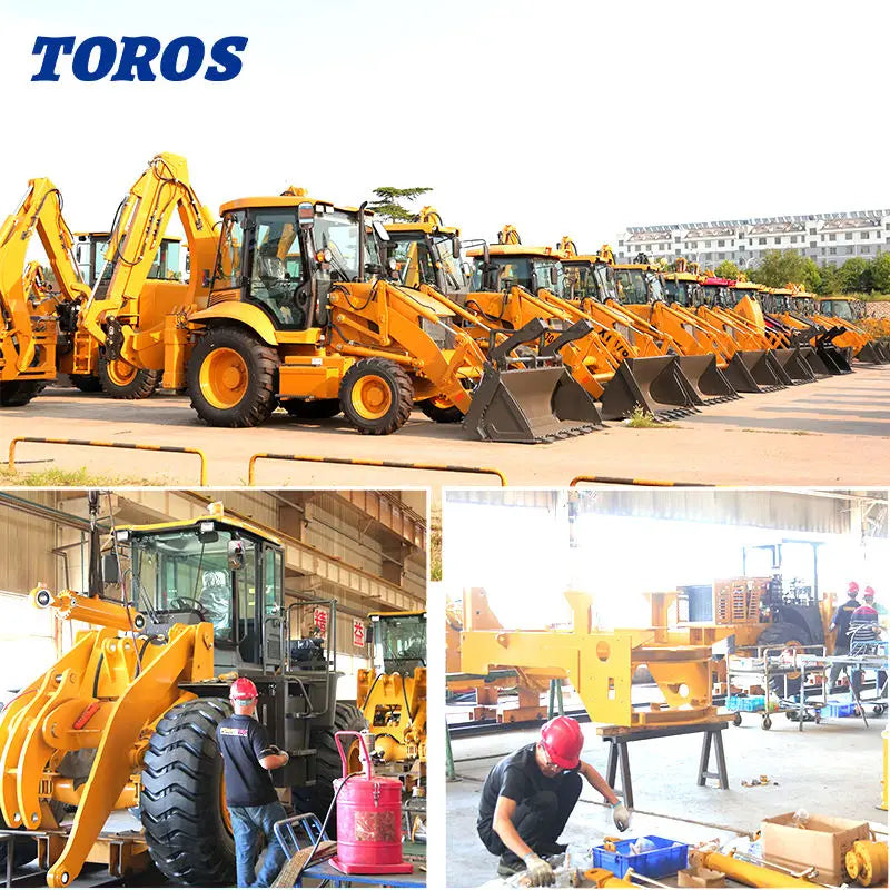 3 Ton Wheel Backhoe Loader for Sale Front End Loader 5 Ton Hydraulic Loader Backhoes Prices Factory