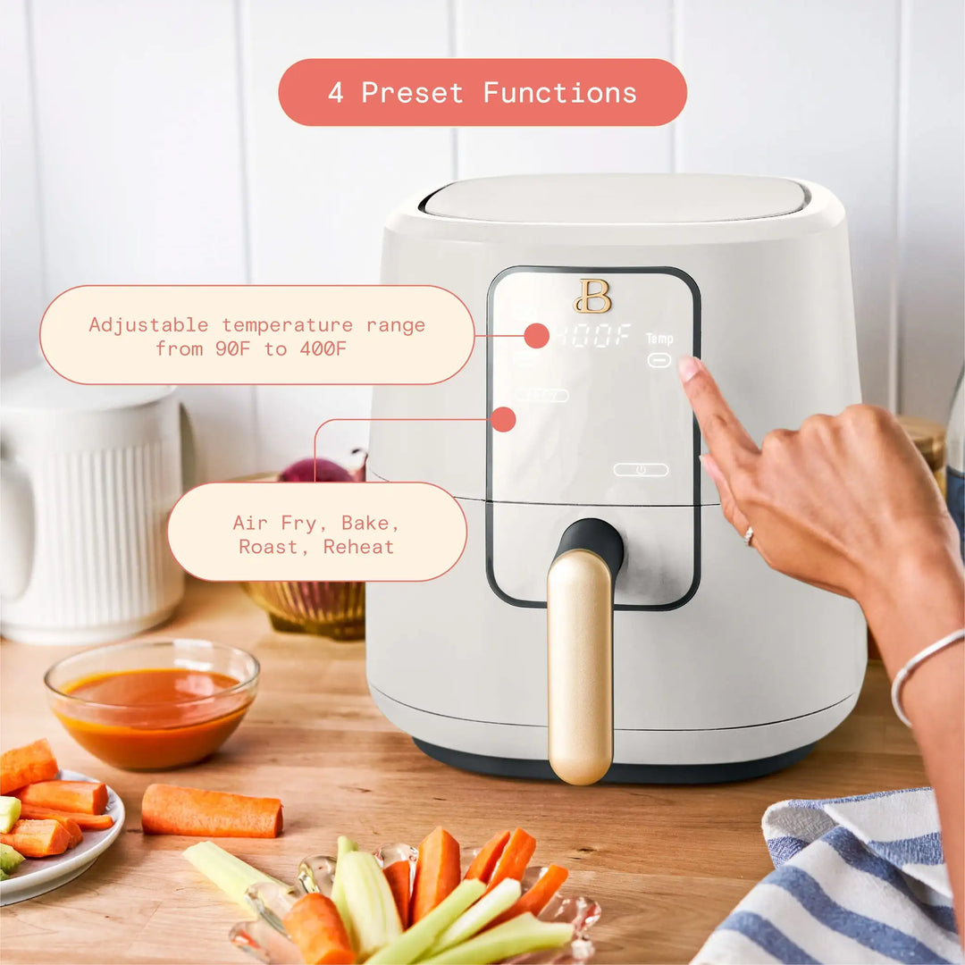 3 Qt Air Fryer with TurboCrisp Technology, Limited Edition by Drew Barrymore