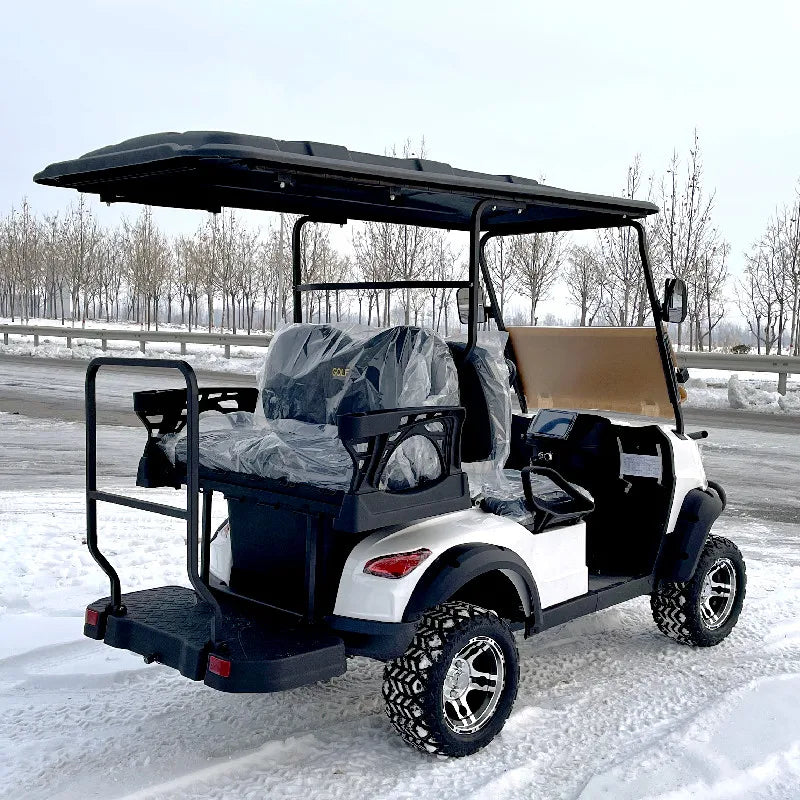 Street Legal Chinese Golf Cart 48V Club Car Electric Utility Vehicle 2 6 Seater Custom Luxury Body & Seat Color Off-Road Vehicle