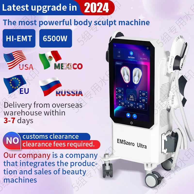 2024 Newest Dls Emszero Neo 6500W Nova HI-EMT EMS body sculpt machine Shaping Muscle Machine