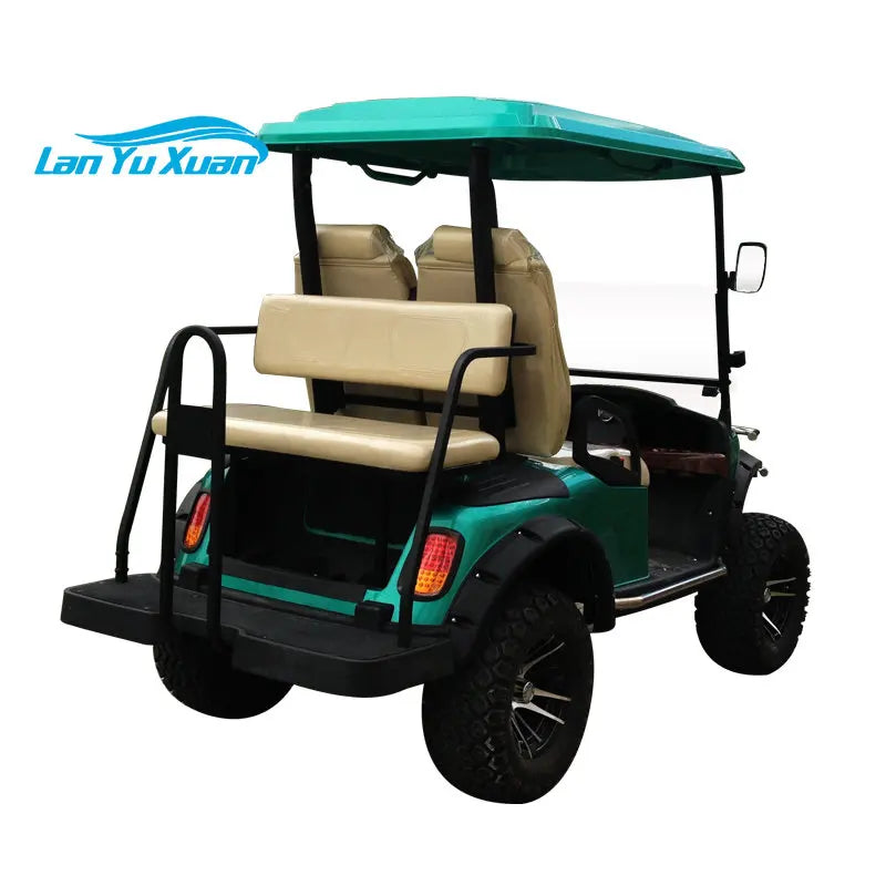 Lithium Battery 2 Passenger Elektricky Golfovy Vozik Golf Cart / China Electric Golf Cart Color Customized Carrito de Golf