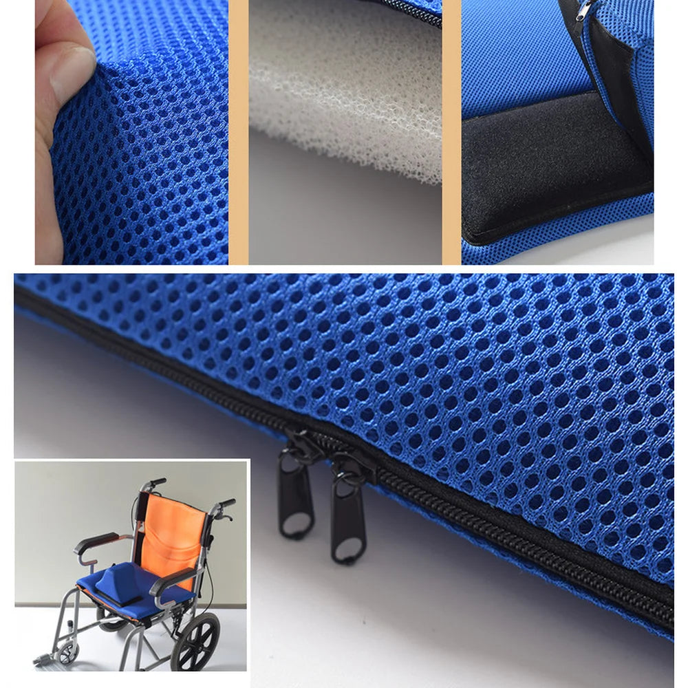 Wheelchair Cushion Limiter Anti-decubitus Anti-pressure Adjustable Elastic Seat Cushion Pad Removable Washable High-quality Care