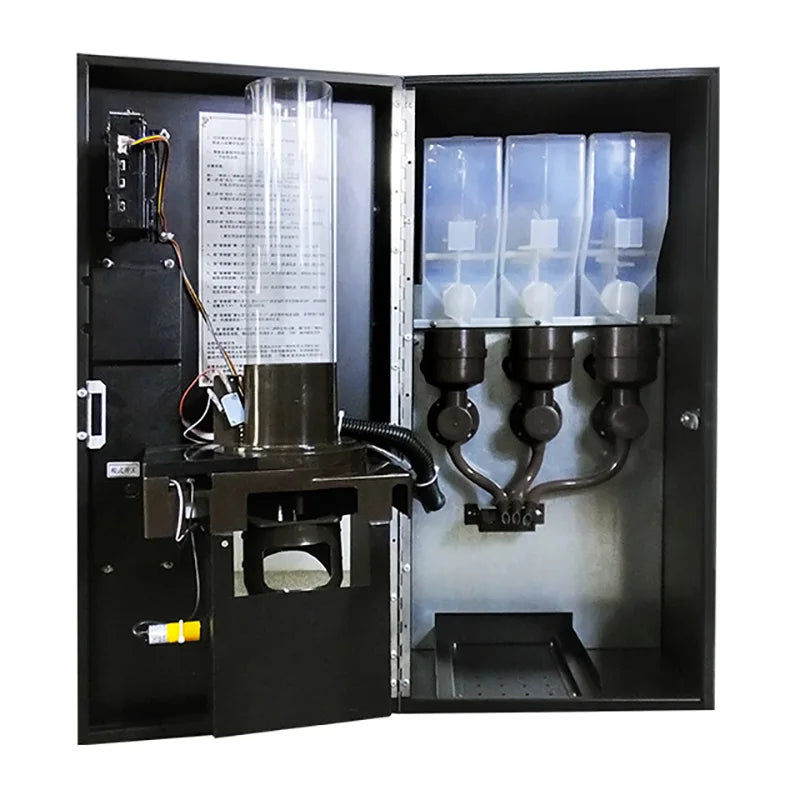 High Quality 3 Different Kinds Automatic Coin Operated Tea Time Coffee Vending Machine