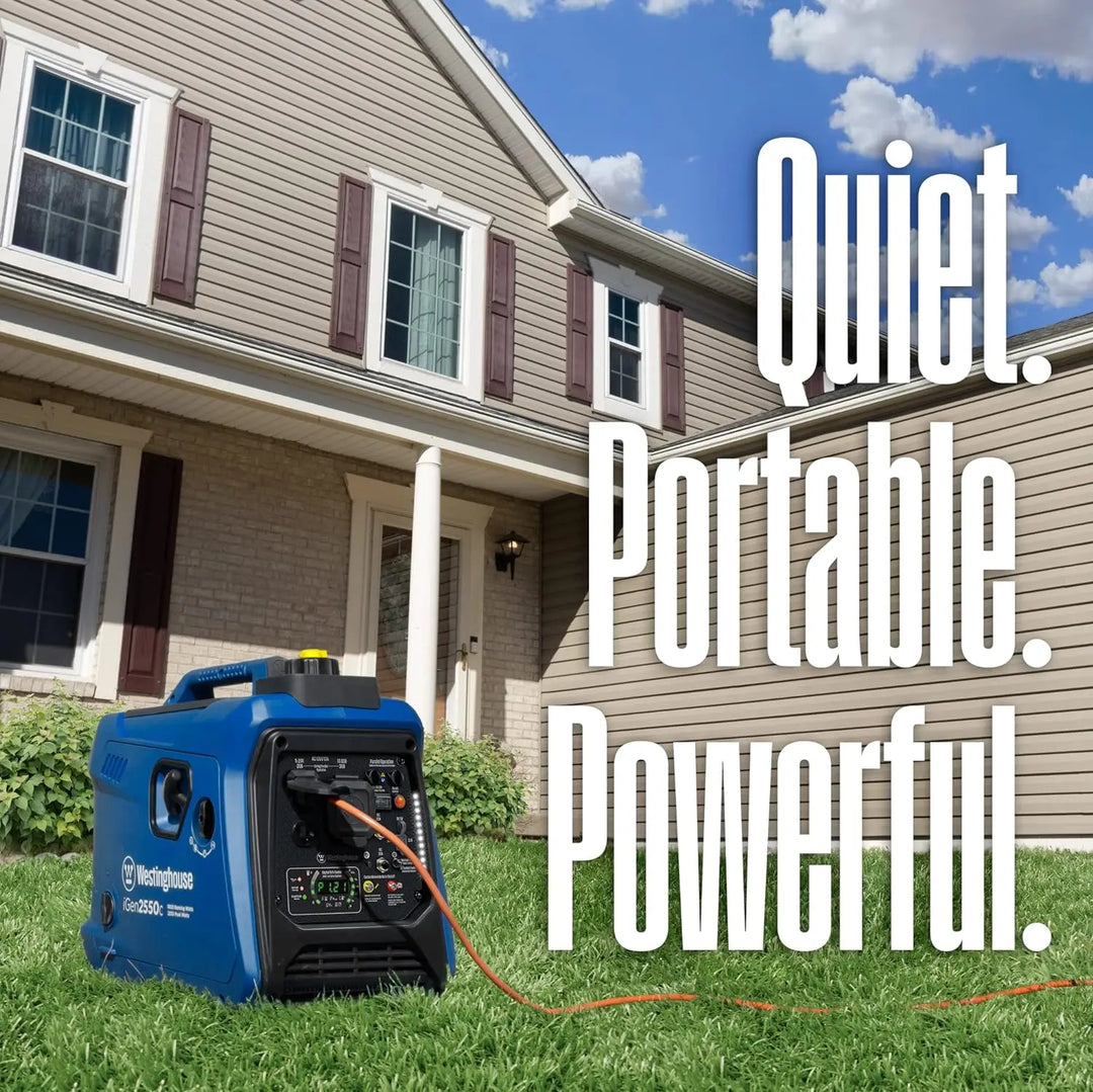 2550 Peak Watt Super Quiet & Lightweight Portable Inverter Generator