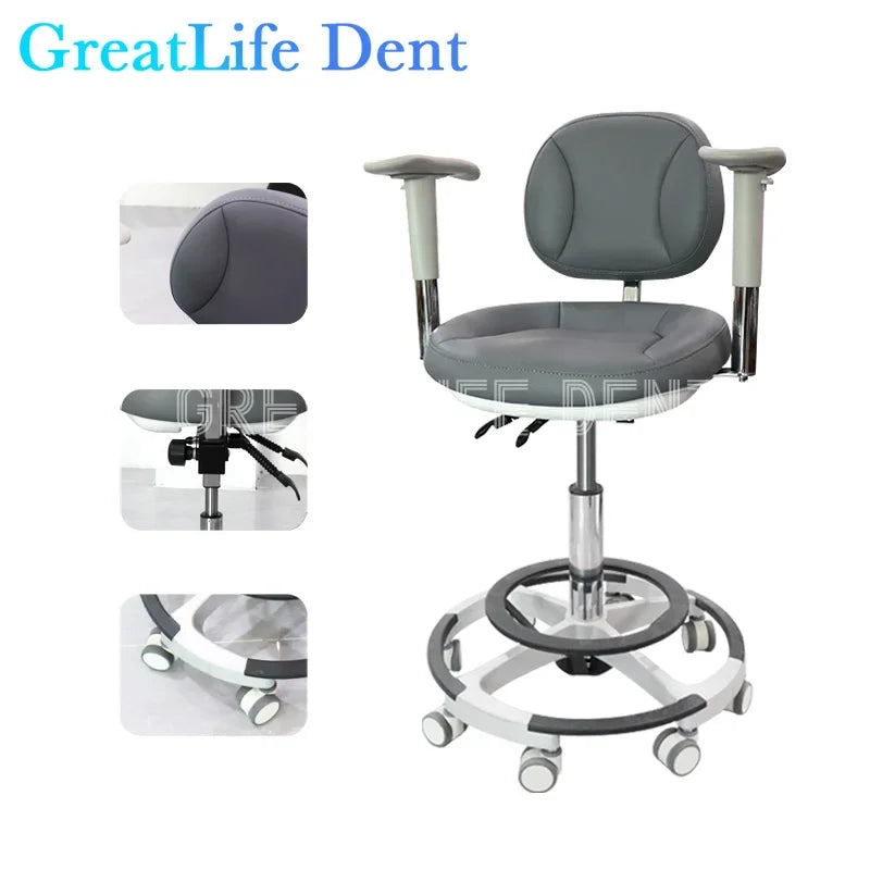 GreatLife Dent Comprehensive Treatment Luxury Foot Pedal Height Adjustable Dental Laboratory Equipment Instrument Dentist chair