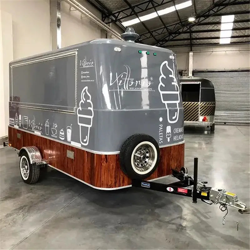 New Design Coffee Concession Food Trailer Fully Equipped Us Standard Mobile Bar Beer Truck Van Catering Food Warmer for Europe