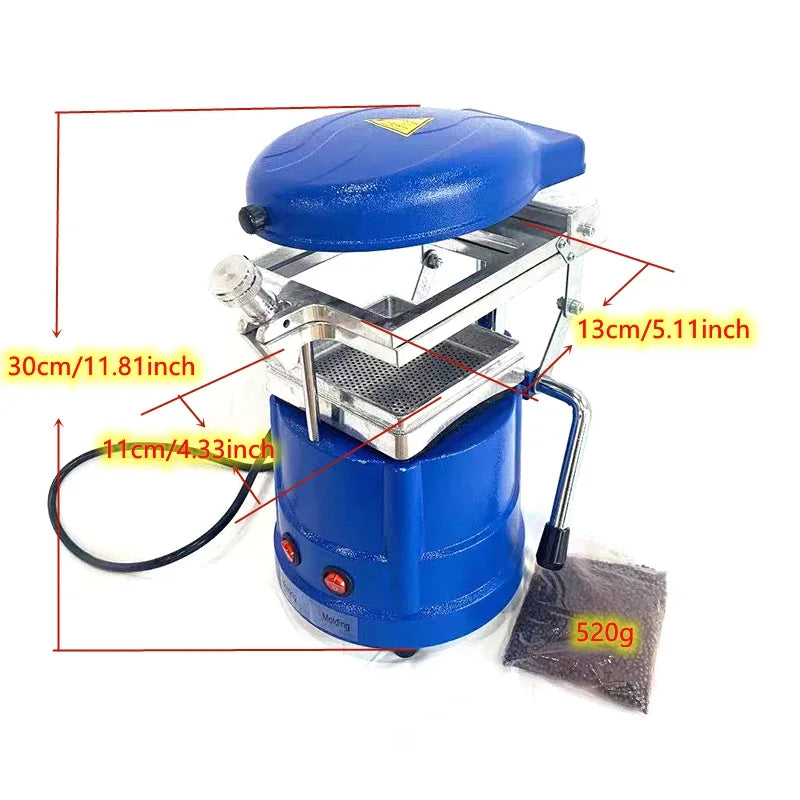 Dental Vacuum Forming Machine Dentistry Lamination Thermoforming Machine Equipment 1000W Dentist Laboratory Tool 220V/110V