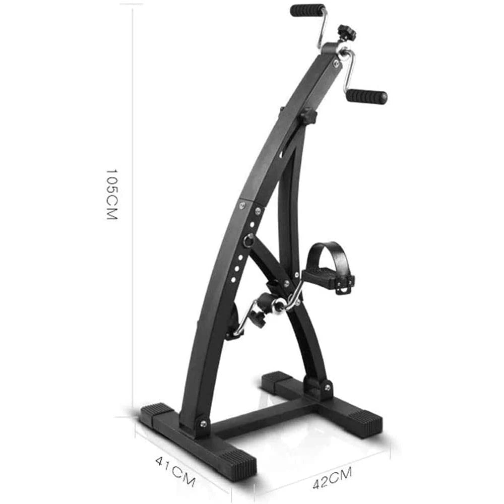 Fold Pedal Exerciser Rehabilitation Bicycle with LCD Monitor Home Gyms Fitness Equipment Limbs Training Exercise Bike