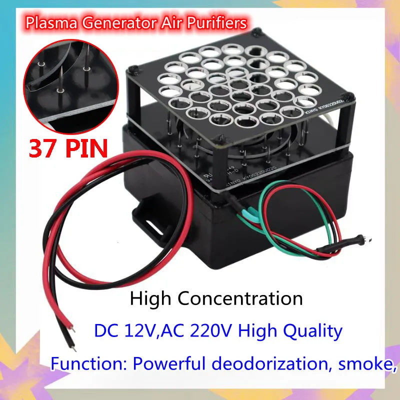 220V Air Purifier Negative Ionizer Plasma generator Module Home commercial Car Cleaner Remove Smoke Dust air purifiers Ionizer