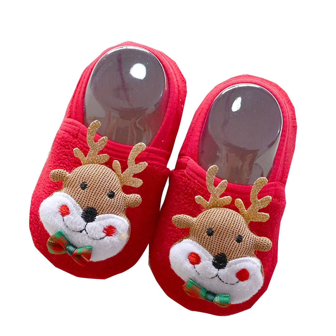 18 Month Boy Shoes Infant Christmas Boys Girls Baby Socks Shoes Toddler Shoes Floor Socks Shoes Carroon Tree Outwear