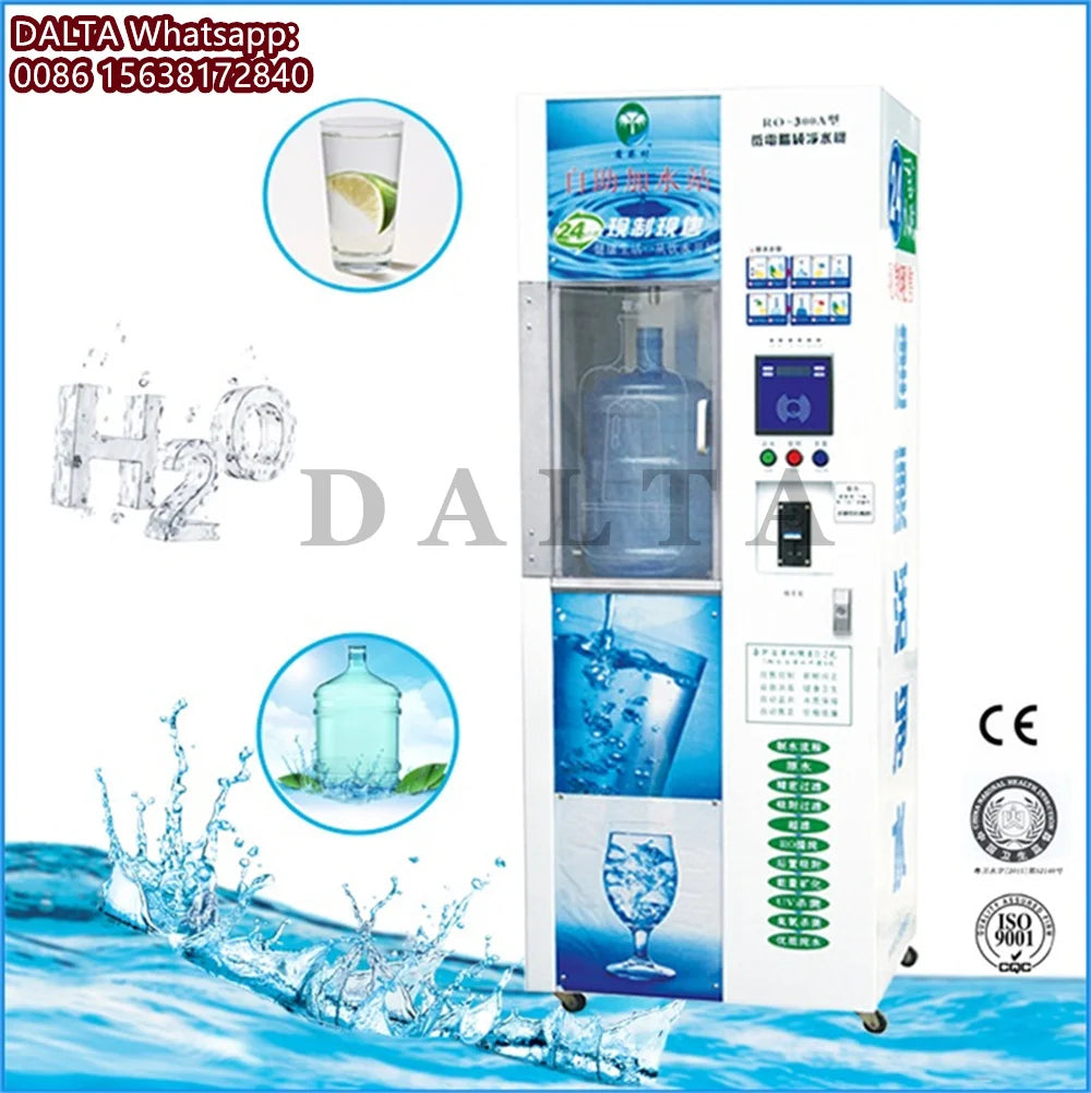 600GPD Pure Water Vending Machine Reverse Osmosis System RO Water Vending Machine Water Purification Vending Machine