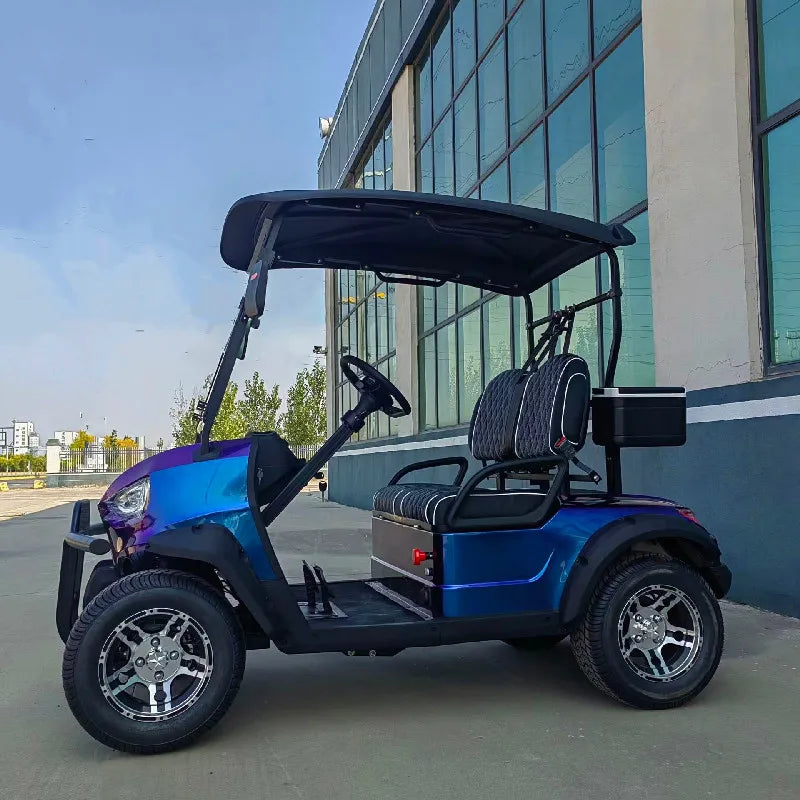 Luxurious Classic Scenic Mini Tourist Car 6-Seater Electric Golf Cart 72V Electric Shuttle Bus-Sightseeing Car