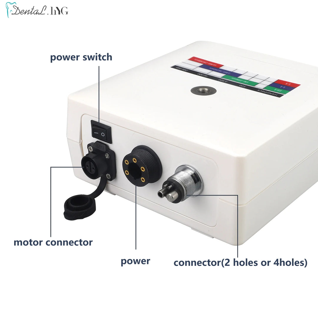 Dental Brushless Electric LED Micro Motor Internal Water Spray Work With 1:5 1:1 16:1 Contra Angle Dentist Low Speed Handpiece