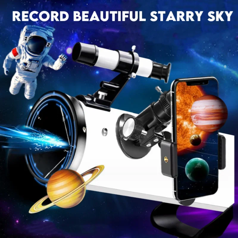 114MM Large Caliber Professional Astronomical Telescope 875X for Space Binoculars Support Take Photo Night Vision Moon