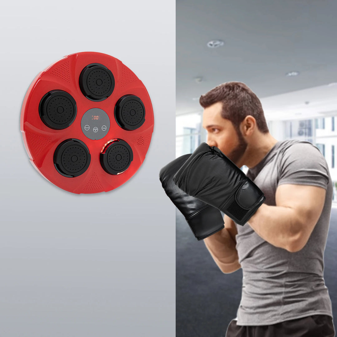 Wall-Mounted Smart Music Punching Pad:Boxing Training Machine Exercise Equipment Combat Trainer Fighting Pad Sports Home