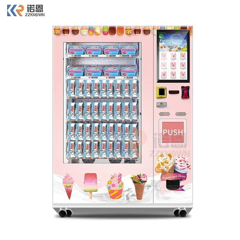 Hard Ice Cream Vending Machine Frozen Treats Ice Cream Vending Machine Frozen Ice Cream Vending Machine