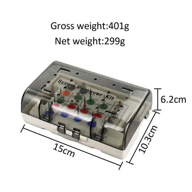 1Set Dental Implant Tool Screw Remover Kit Drill Guide Extraction Sit Broken Fixture Surgical Instrument