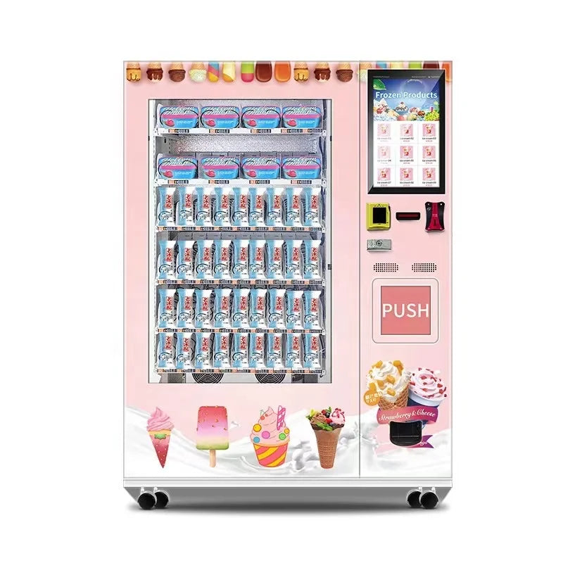 Durag Vending Machine Touch Screen Soft Ice Cream Liquid Locker Vending Machine