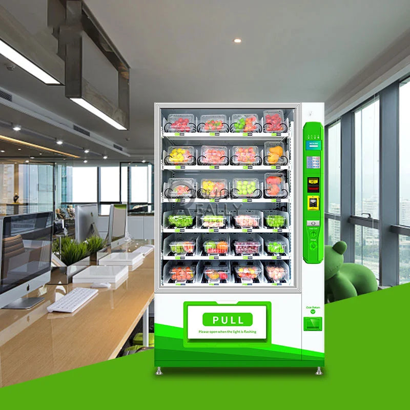 Vending Machine For Vegetable Fresh Fruit Egg Snack Bottle Hotel Grid Locker Vendlife