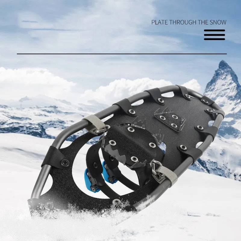 Winter Snow Shoes Outdoor Snow Mountain Climbing Equipment Snow Walking Shoes Aluminum Alloy Anti-skid Adjustable Snow Board