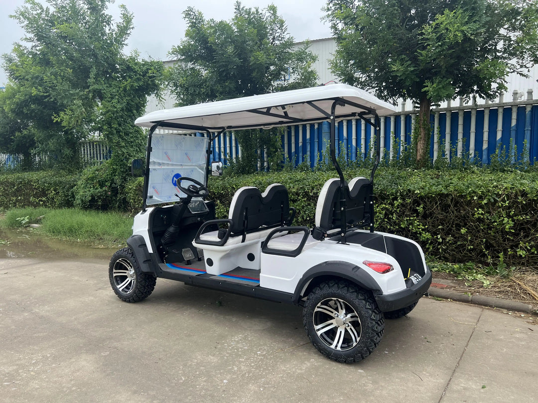 Customized Professional Design 6 Seaters Golf Buggy Car Electric Golf Carts With Lithium Battery Independent Suspension