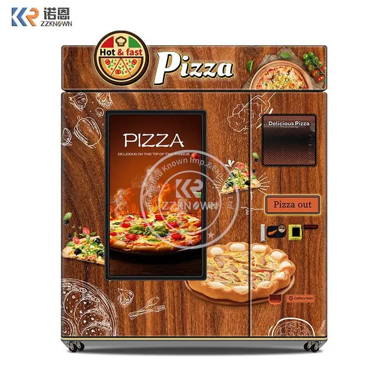 Let Pizza Vending Machine With Heating And Baking System Pizza Vending Machine Full Automatic