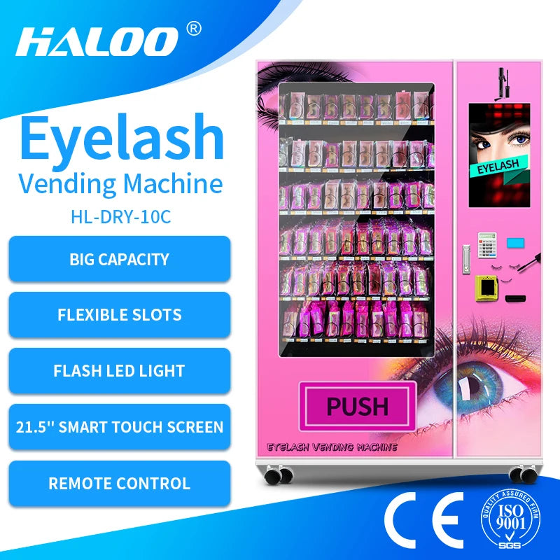 LED Light Attractive Eyelash Extensions Makeup Tool Kits Vending Machine