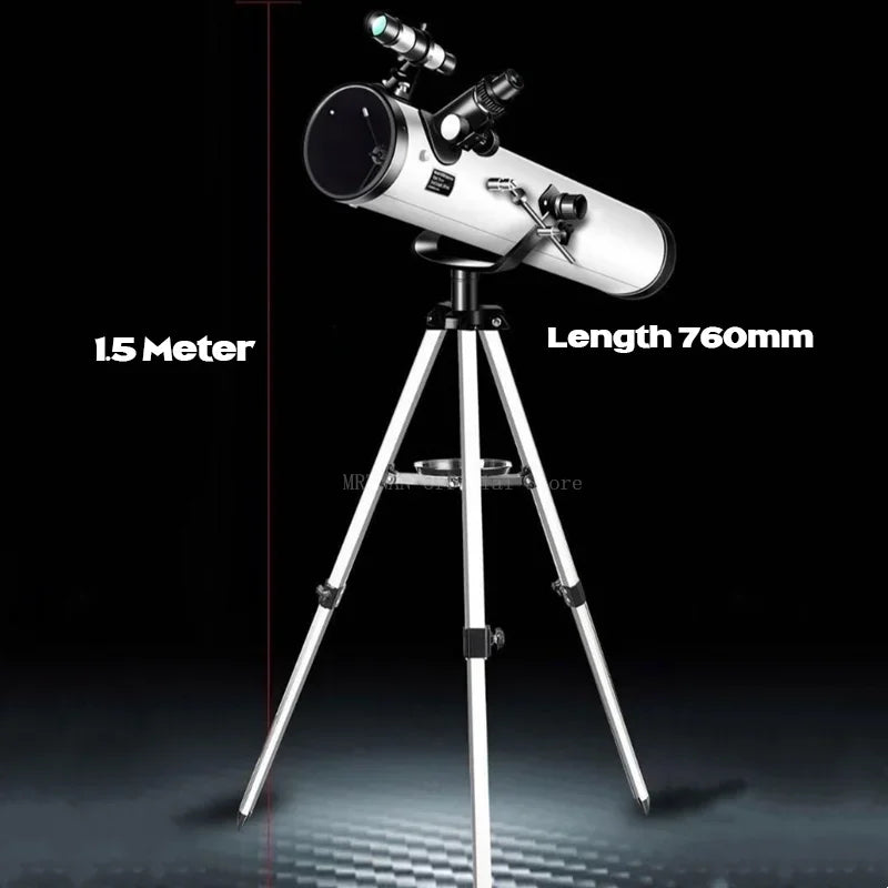 114MM Large Caliber Professional Astronomical Telescope 875X for Space Binoculars Support Take Photo Night Vision Moon