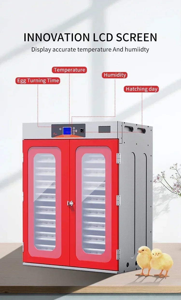 2000 Eggs Incubator FOR Solar Power Fully Automatic Chicken Egg Incubator Hatchery Machine for Farm