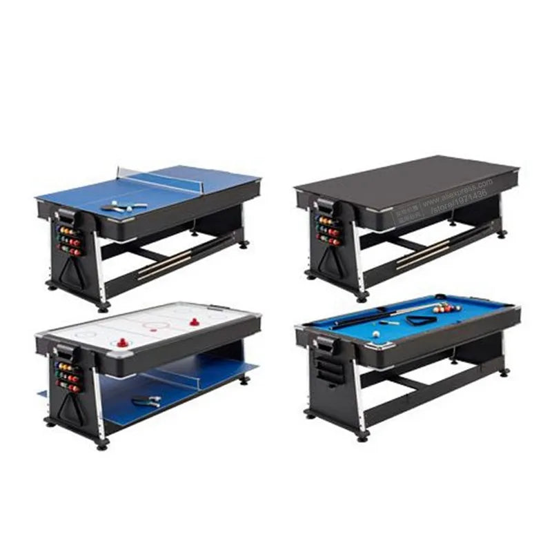 4 In 1 Multi Function Soccer Air Hockey Game Table Tennis Indoor Sports Equipment Dining Conference Mini Billiards Pool Table