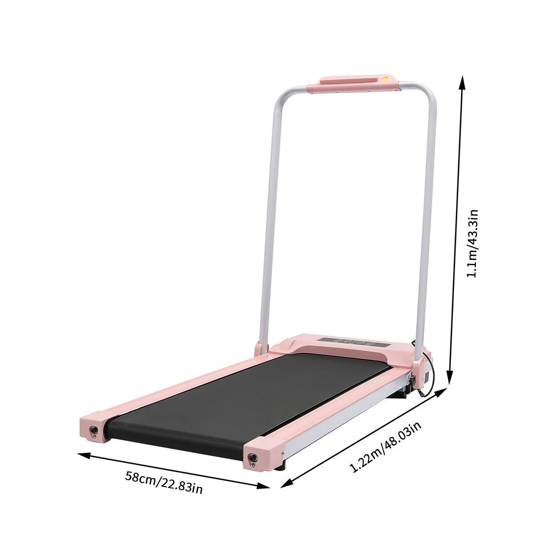 Folding Electric Treadmill Under Desk, 2 in 1, Walking Pad for Home and Office, Gym Fitness Equipment