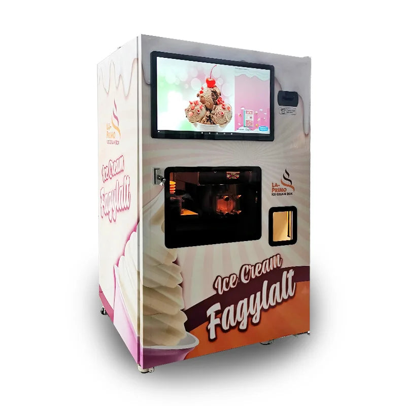 Multi Flavor Soft Ice Cream Machine Commercial Vending Machine