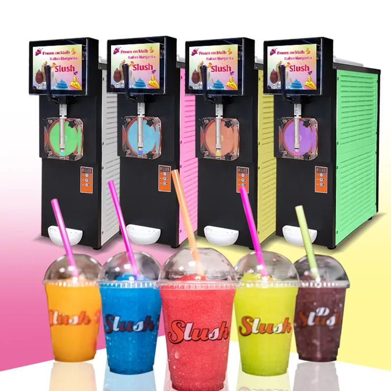 2023 New Frozen Drink Machine Mlik Shake Slush Milks Tea Juices Ice Coffee Maker Ice Slushy Margarita Cocktails Making Machines