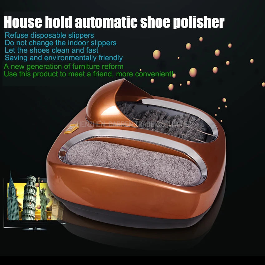 1PC Intelligent  Automatic sole cleaning machine shoe polishing equipment Instead of Shoe covers machine with 4 colors