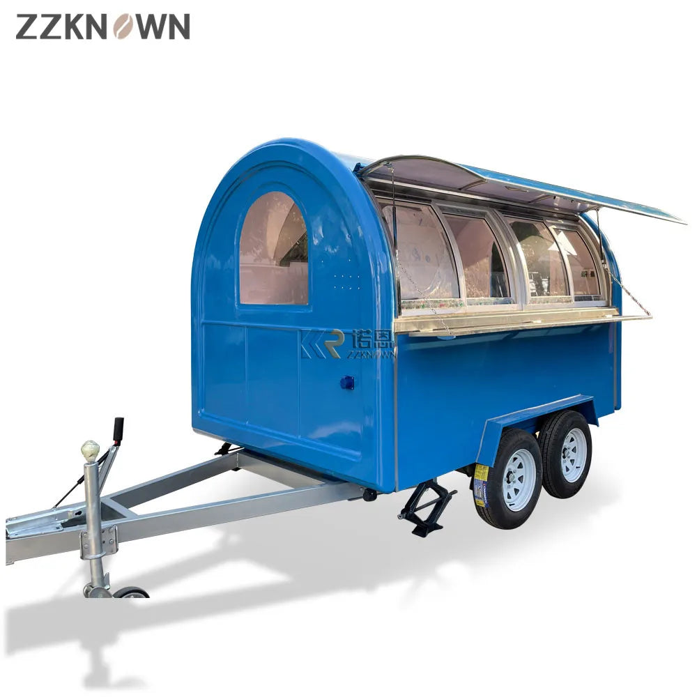 Outdoor Food Truck Container Catering Trailer Fully Equipped Taco Truck Mobile Kitchen Pizza Coffee Cart BBQ Truck for Sale